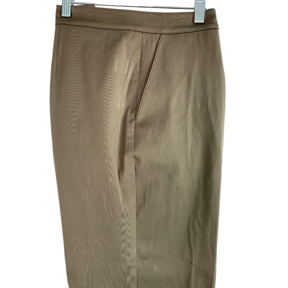 St. John Womens Taupe Trousers Dress Pants Size 10 NWT High Rise Short 6387 - Picture 5 of 13